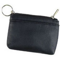 Coin Pouch w/ Key Ring -Black